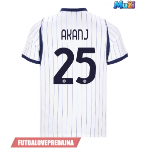 Lacne Muži Futbalové dres Inter Milan Manuel Akanji #25 2026-27 Krátky Rukáv - Preč
